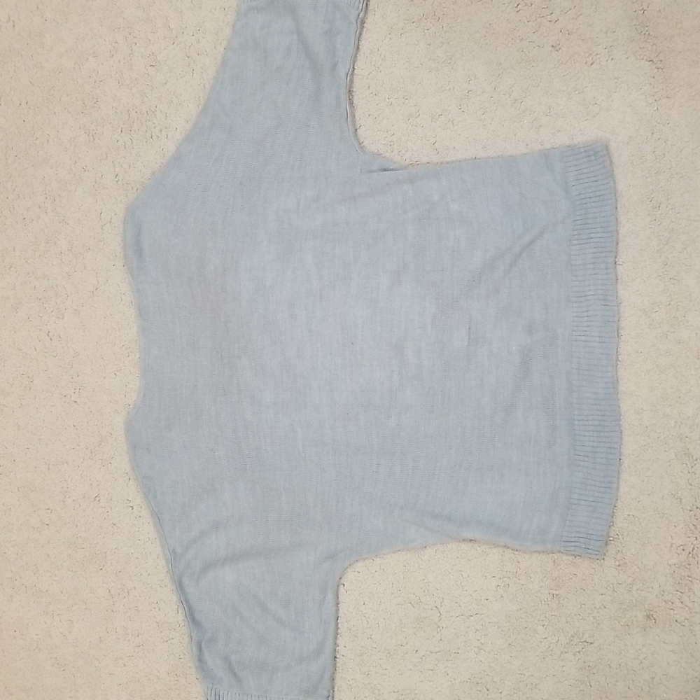NY Collection Gray Sweater - Picture 3 of 4